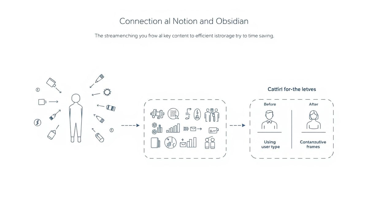 串連 Notion 與 Obsidian 儲存重點內容省下多少時間