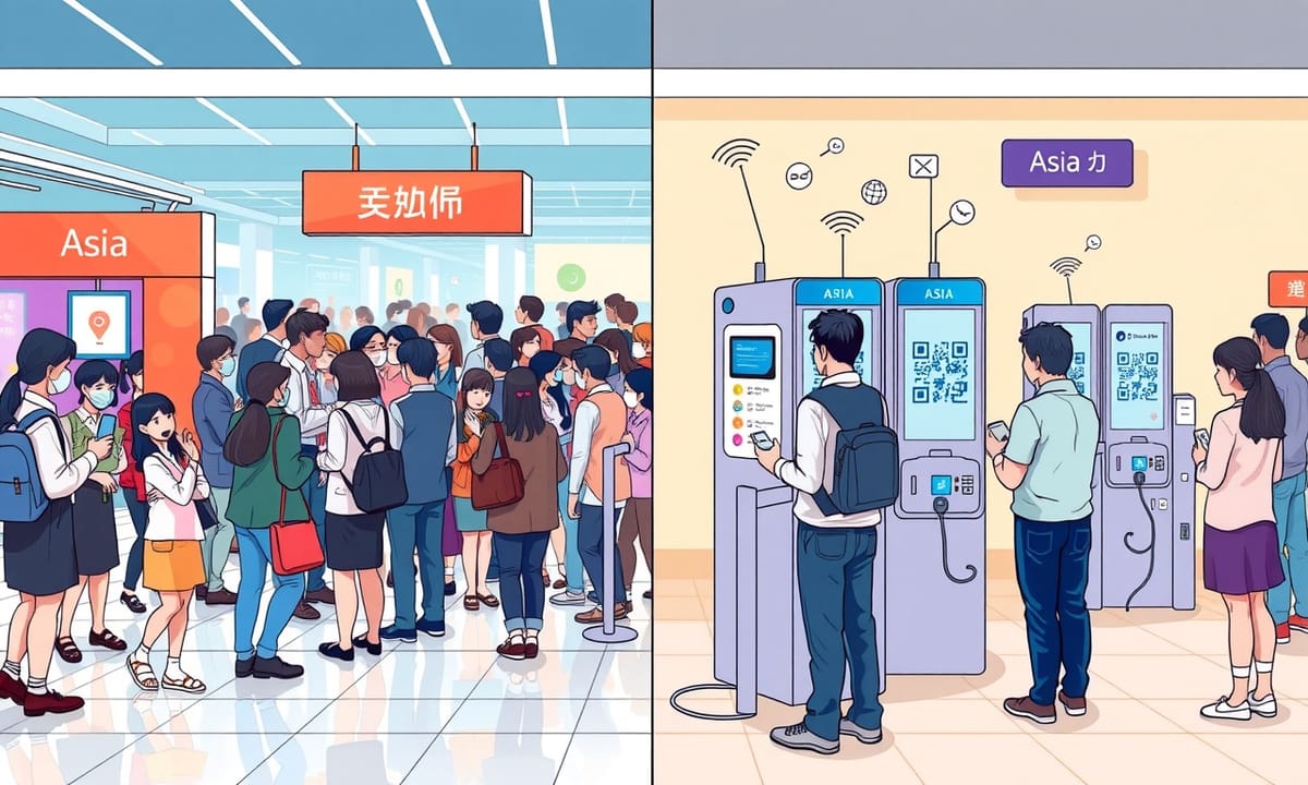 數字暴增,亞洲掃碼快又亂:基礎建設跟得上嗎