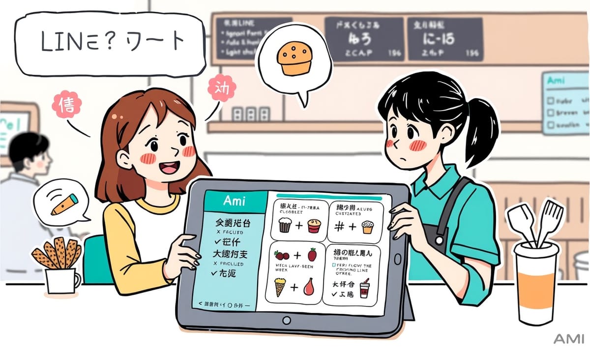 Ami是怎麼提升顧客對LINE點餐的接受度的呢?