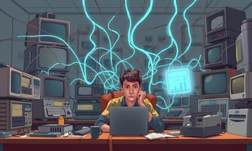 電碼機與計算器，古早科技交錯現身