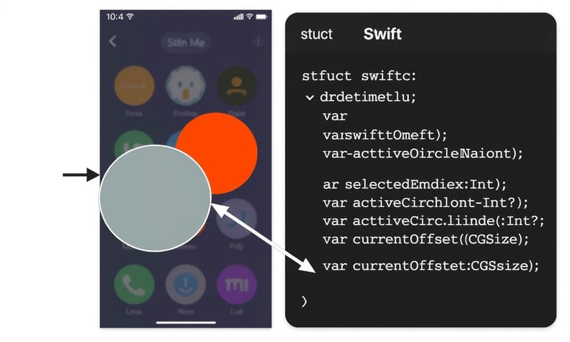 情緒選擇器的互動狀態與 TCA State 的對應