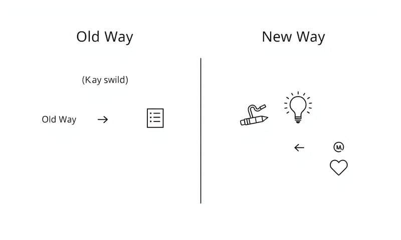 寫作流程的轉變：從關鍵字出發 vs. 從問題出發
