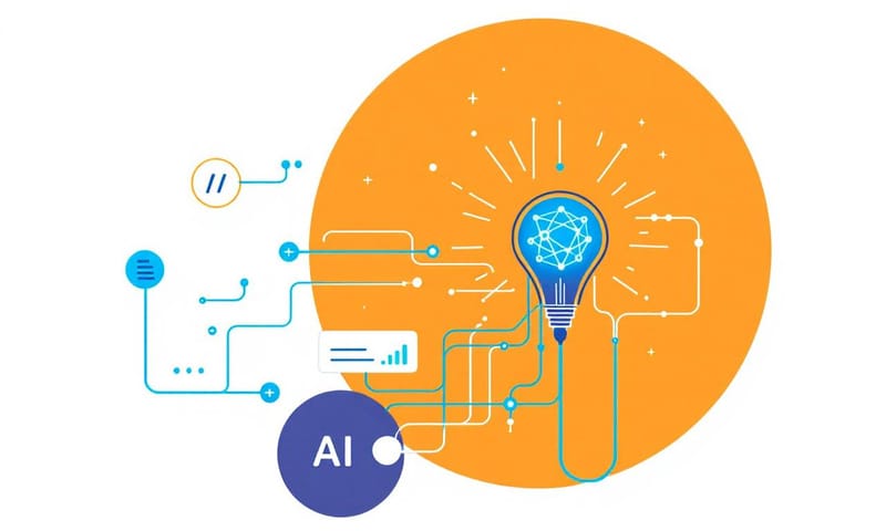 AI 生態系：各種應用圍繞著核心 AI 模型