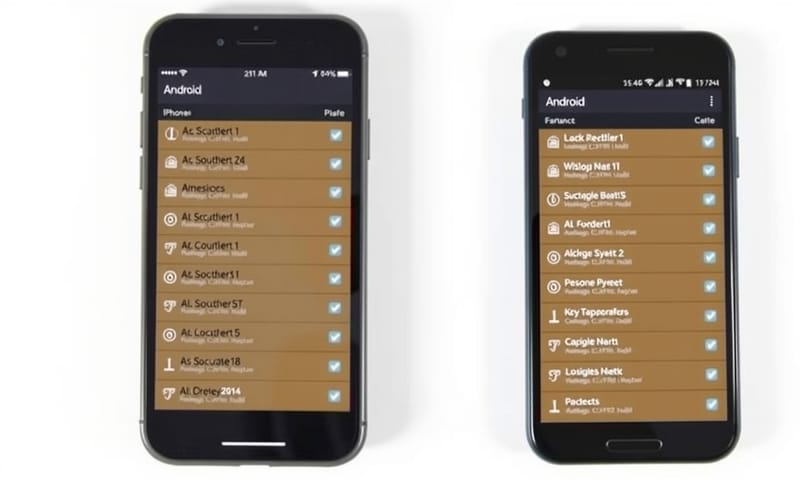 iOS 和 Android 共享同一份資料邏輯，但呈現出完全原生的 UI