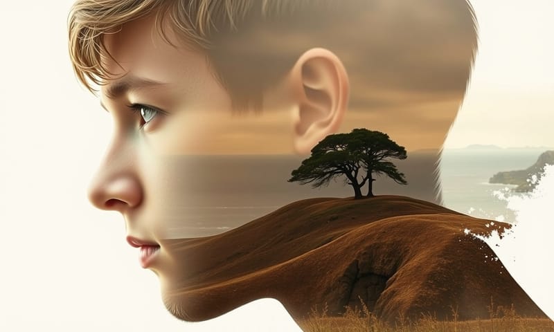 個人與自然的疊合