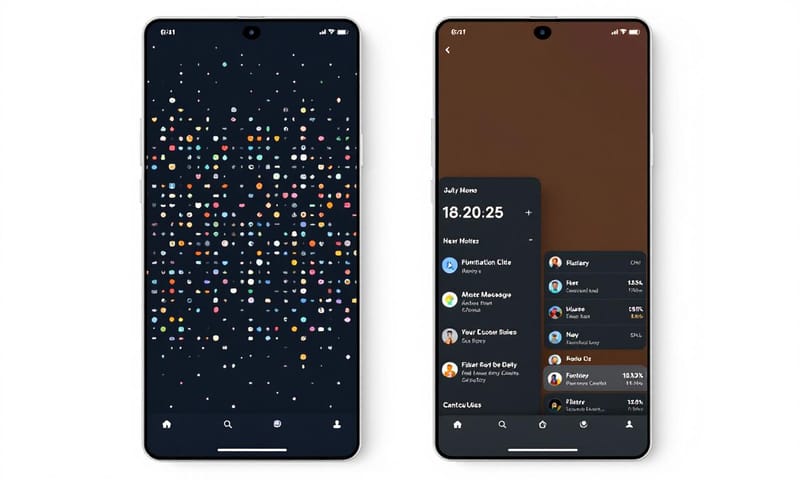 左邊是顏色亂寫、hit area 超小、沒 tooltip 的 icon；右邊是吃 theme、有 ripple、有語意的 icon，差很多。
