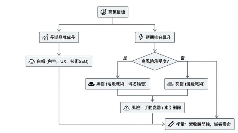 Type 1｜從「想要什麼結果」倒推你會戴哪頂帽子（流程圖）