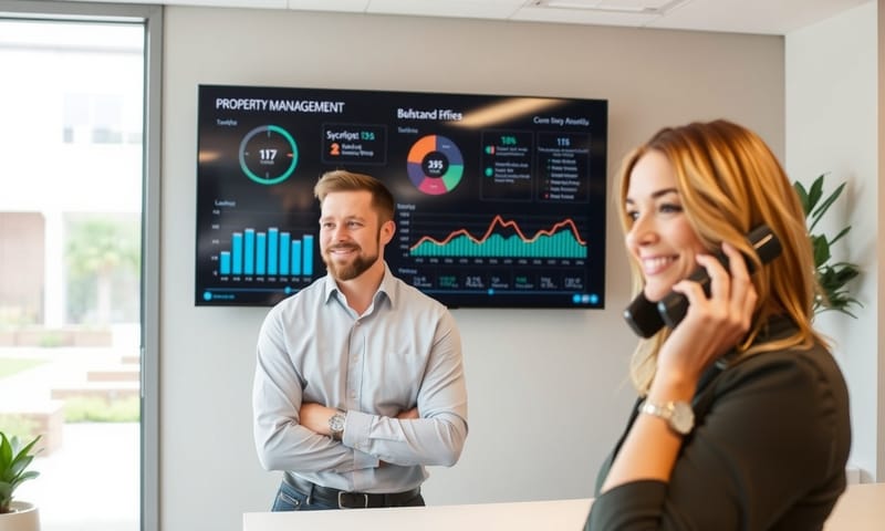 智慧管理的成果：高效的物業中心與滿意的社區環境