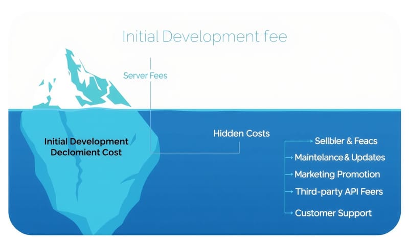 App 總成本的冰山模型