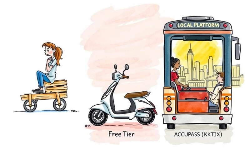 選擇不同方案就像選擇不同的交通工具