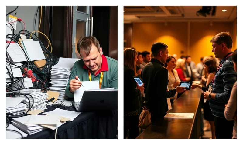 活動現場的混亂 vs. 有序