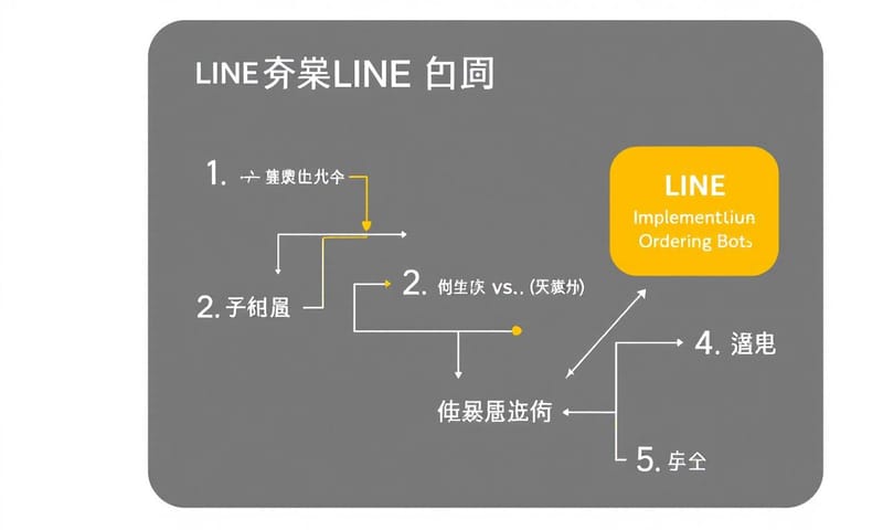 從零到一：LINE 點餐機器人導入流程圖