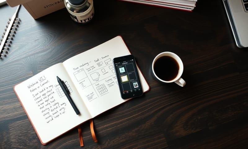 動手前的準備，草稿、咖啡，還有無止盡的待辦事項。