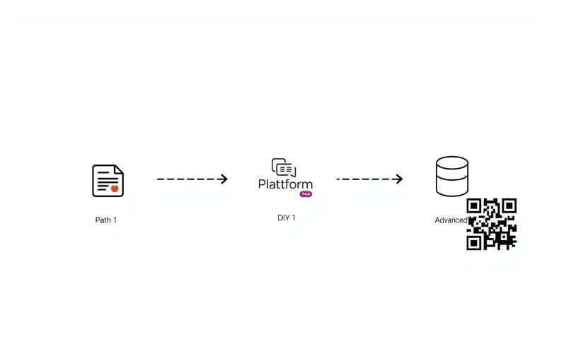 三種免費方案的選擇路徑示意圖。