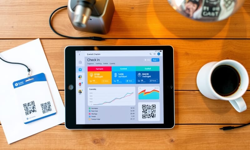 一個規劃良好的報到系統後台，看起來就該如此清爽。