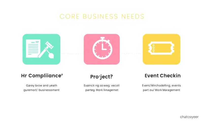 極簡化概念圖：釐清你的核心需求是人事、專案還是活動