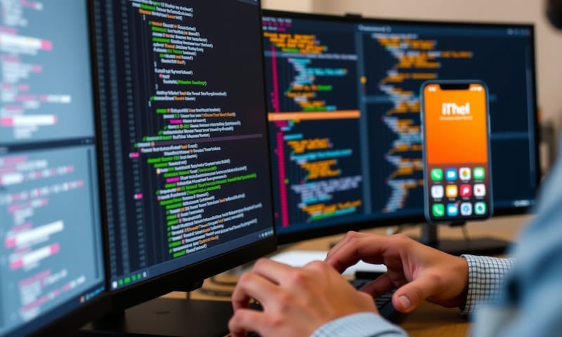 開發與測試階段，就是不斷在程式碼和模擬器之間奮鬥