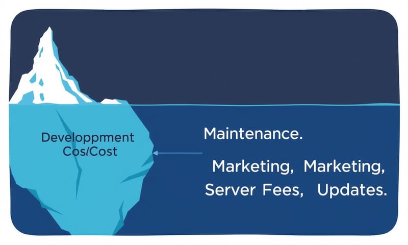 App 的成本不只開發，後續維運才是冰山下的巨獸