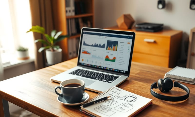 這大概就是我日常工作的樣子，一台筆電、一杯咖啡，還有無數的提案。