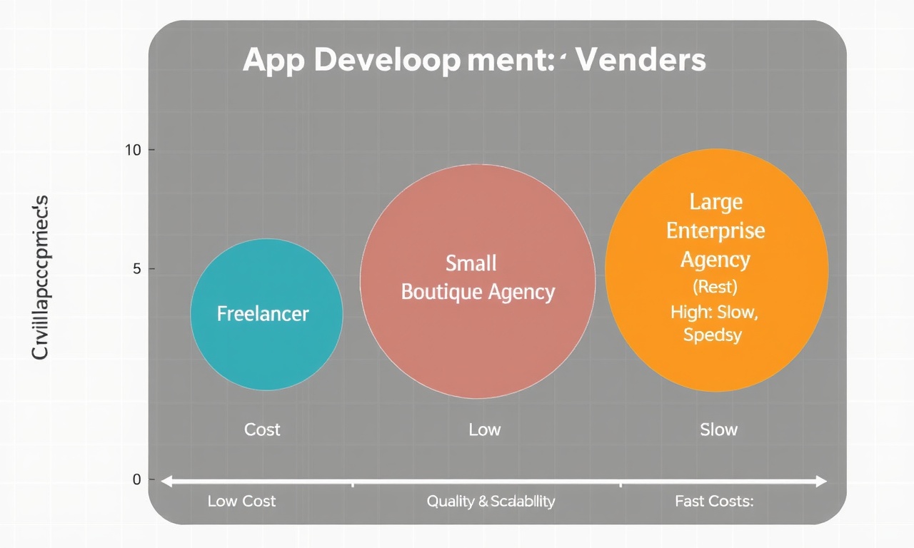 不同等級的開發商，在成本、速度和品質上的取捨完全不同。