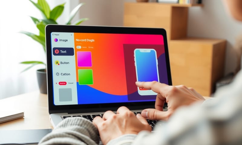 很多平台看起來就像在做簡報一樣，拉一拉、點一點。