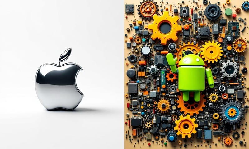 iOS 與 Android 生態系的抽象對比