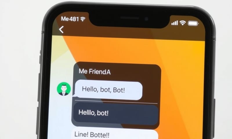 成功在群組中與機器人互動的畫面