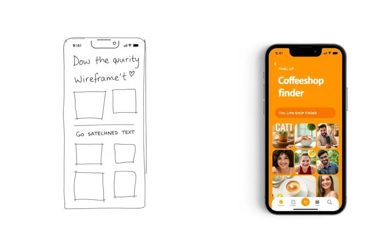 從線框草稿到精緻的最終介面