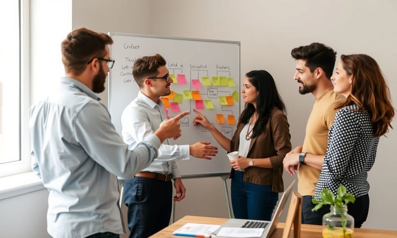 合作討論：釐清需求的互動工作坊。