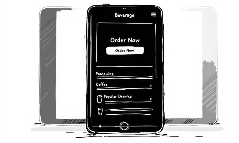 行動優先的草圖，先畫出最重要的使用者流程