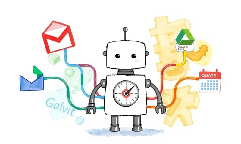 Apps Script 如同自動化管線，連接各種 Google 服務