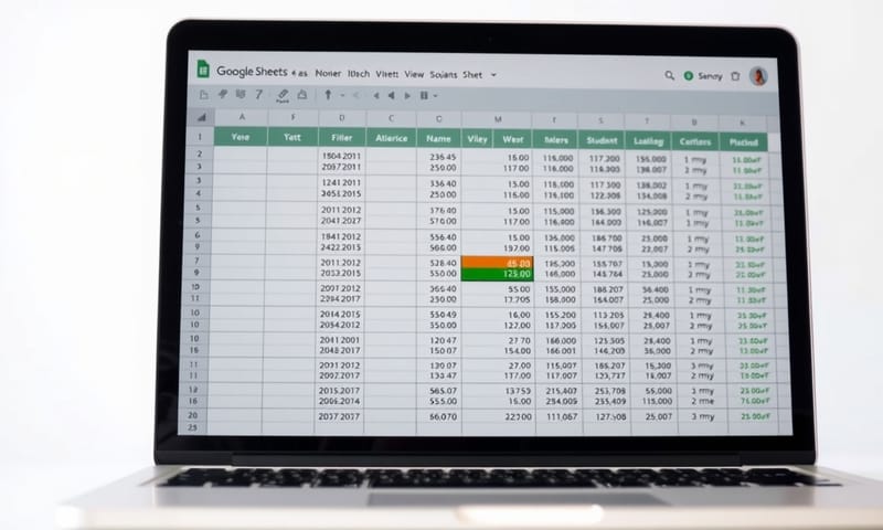 Google Sheets 自動彙整的點名紀錄