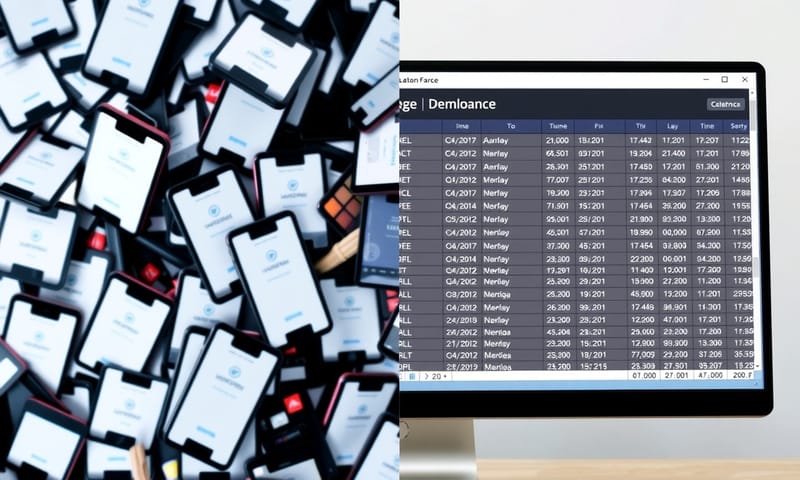 手動紀錄 vs. 系統報表