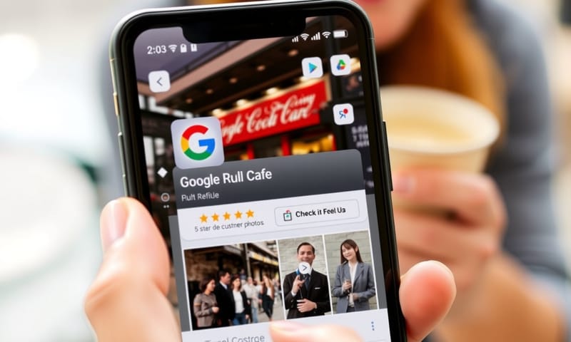 成功驗證後，顧客就能在你的商家檔案頁面輕鬆互動。