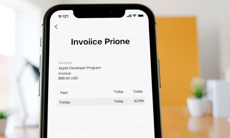 每年自動續費的電子郵件通知示意