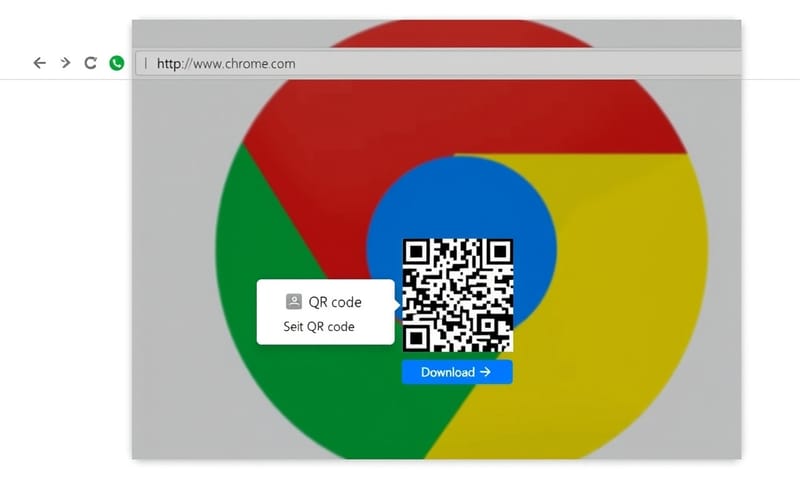 使用 Chrome 內建功能快速產生 QR Code