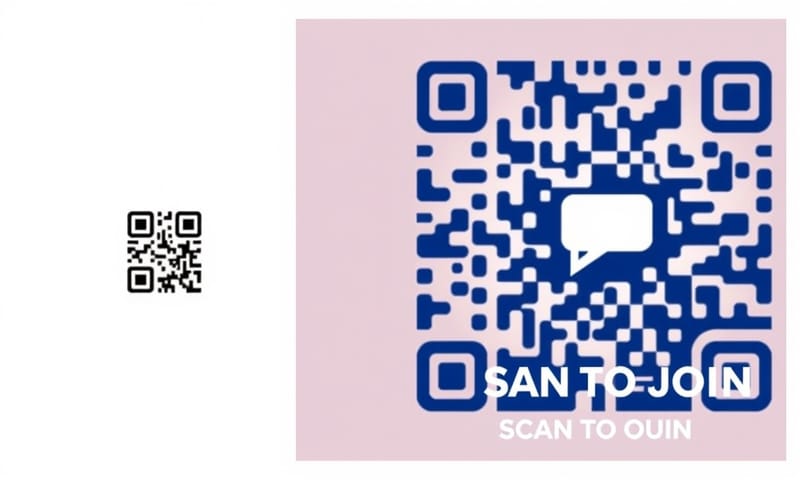 設計優良 (右) 與設計不良 (左) 的 QR Code 對比