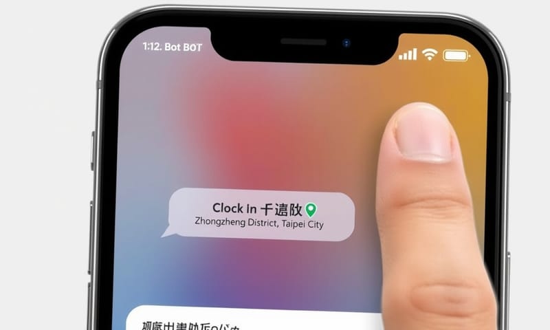 打卡介面大概長這樣