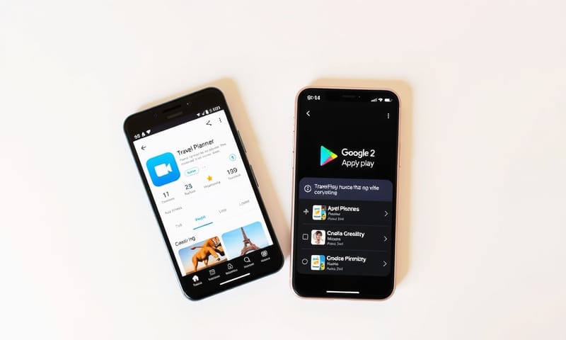 同樣的 App，在兩個世界的呈現方式與規則大不相同。