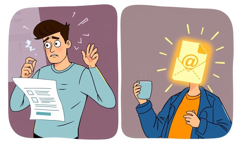 左邊是手動地獄，右邊是自動化天堂