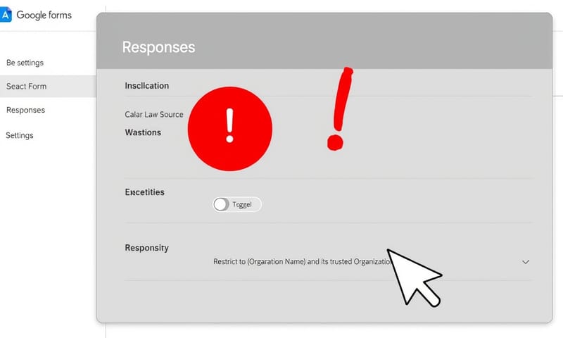 Google表單中最容易誤觸的權限設定