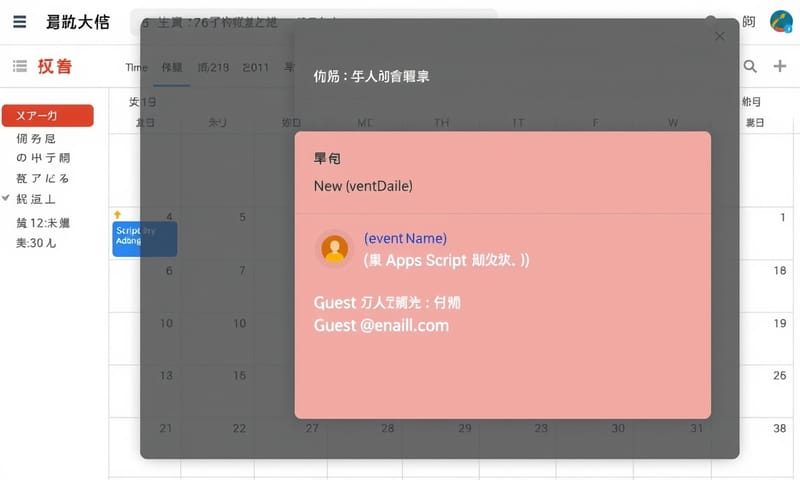 成功在 Google 日曆上看到的自動化成果
