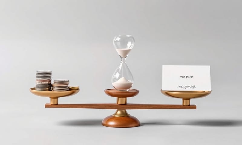 時間、金錢與品牌形象之間的權衡