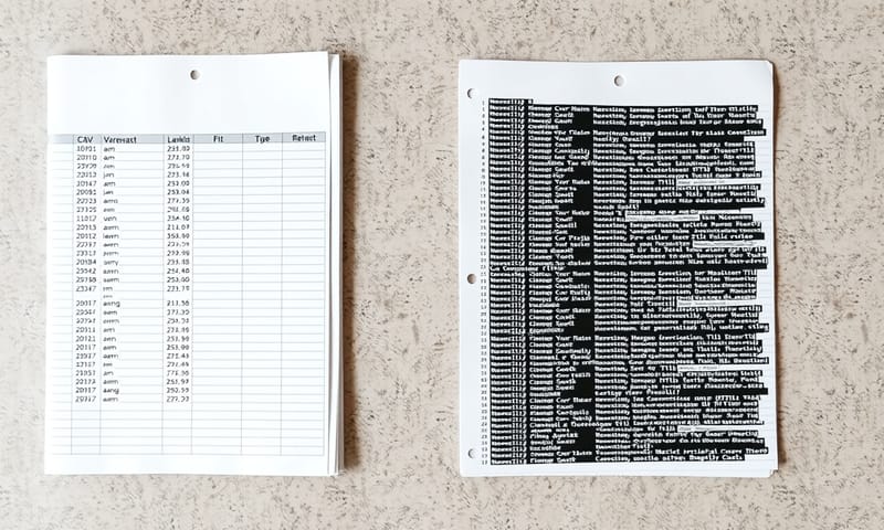 不同工具匯出的報表，乾淨程度差很多。有的很整齊，有的...嗯...要自己再整理一次。