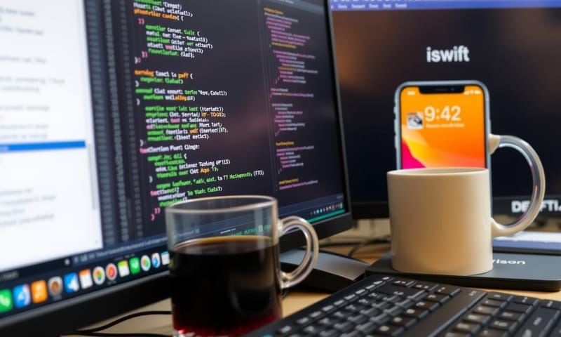 開發中的真實樣貌：程式碼與模擬器並存