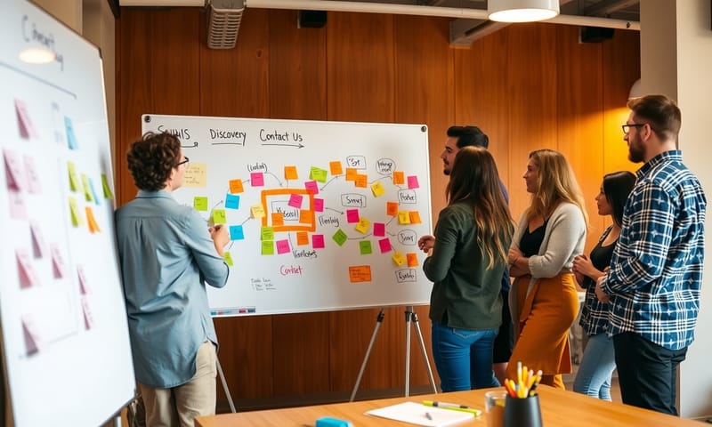 規劃使用者旅程，就像在地圖上標出從A點到B點最順暢的路徑。