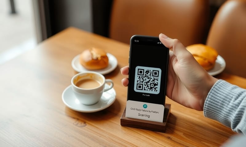 實體店內的QR Code互動情境