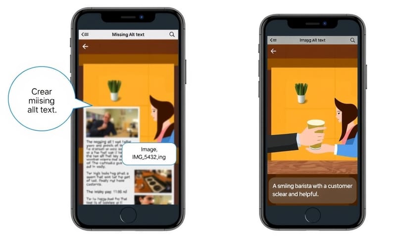 好的 Alt Text 能為使用者帶來清晰的體驗