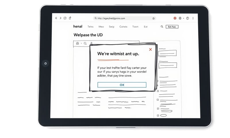 一個好的彈出式廣告設計示意圖
