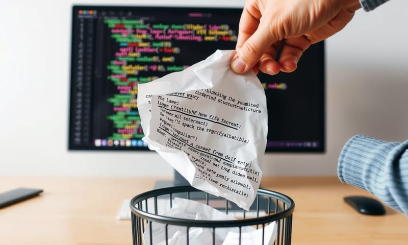 MVP 的程式碼就像草稿，目的是溝通想法，而不是成為最終作品。